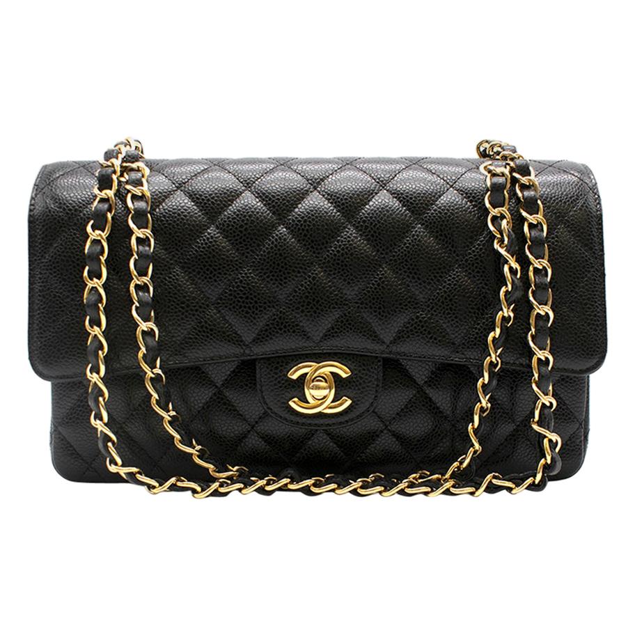 Chanel Small White Caviar Leather Double Flap Bag  Labellov  Buy and Sell  Authentic Luxury